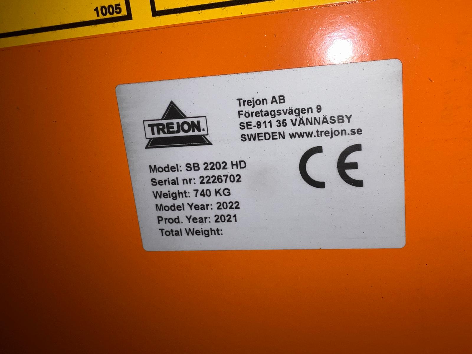 Trejon Anbauschneefräse 2202HD