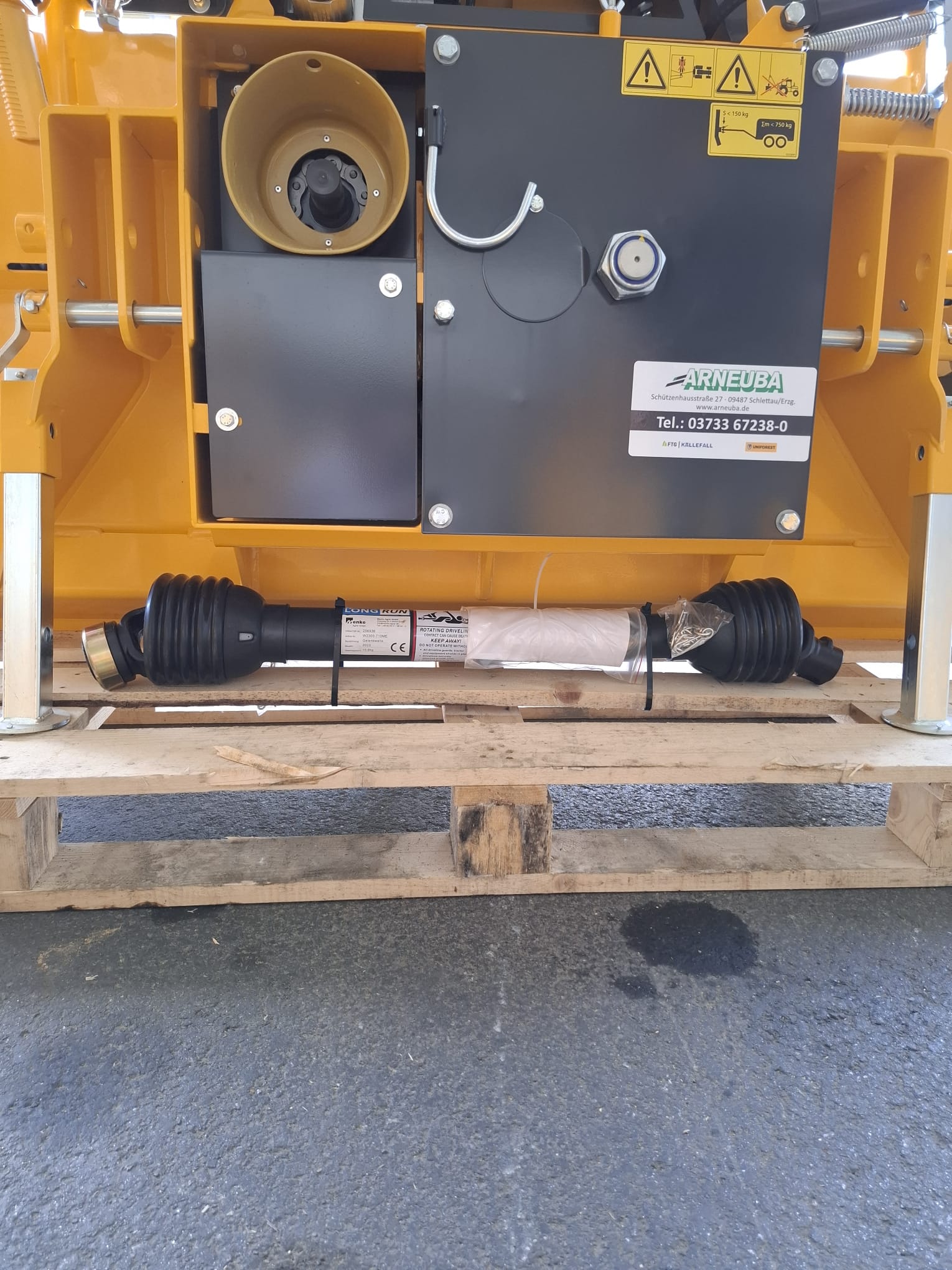Uniforest Seilwinde 50EH 1,6m Schildbreite