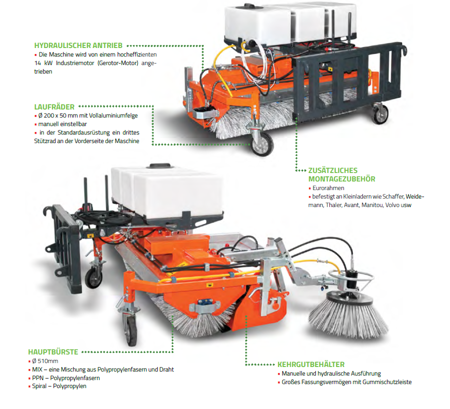 Kehrmaschine Talex Eco Clean