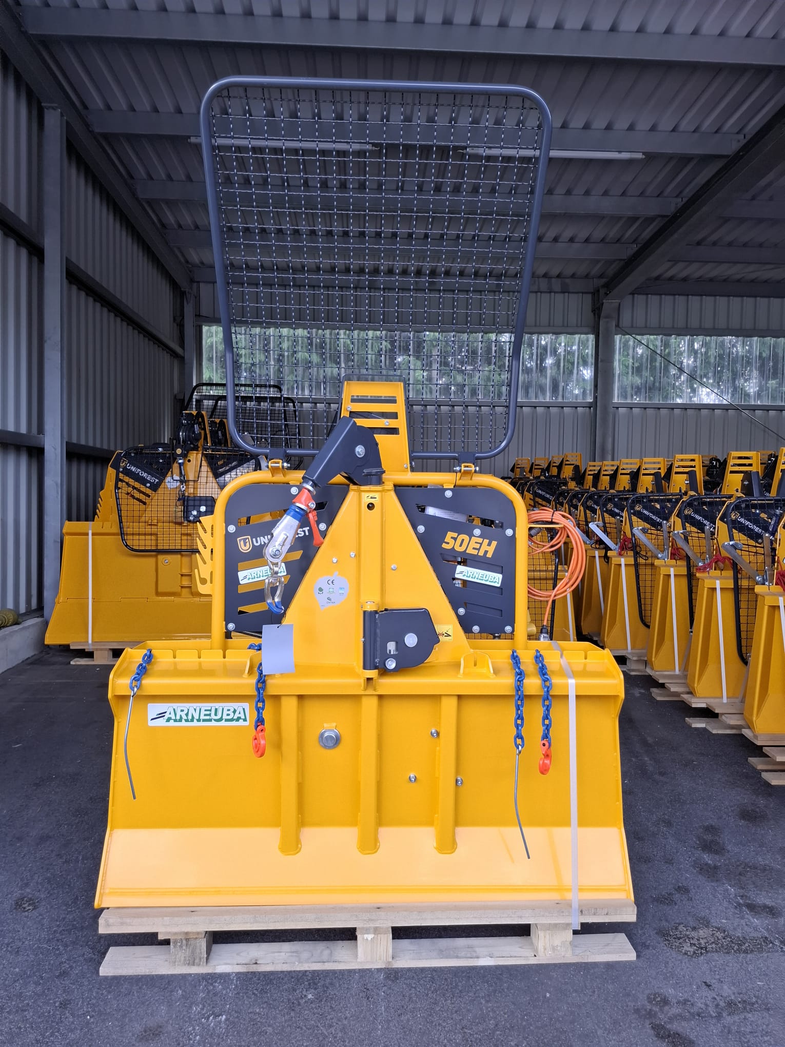 Uniforest Seilwinde 50EH 1,6m Schildbreite