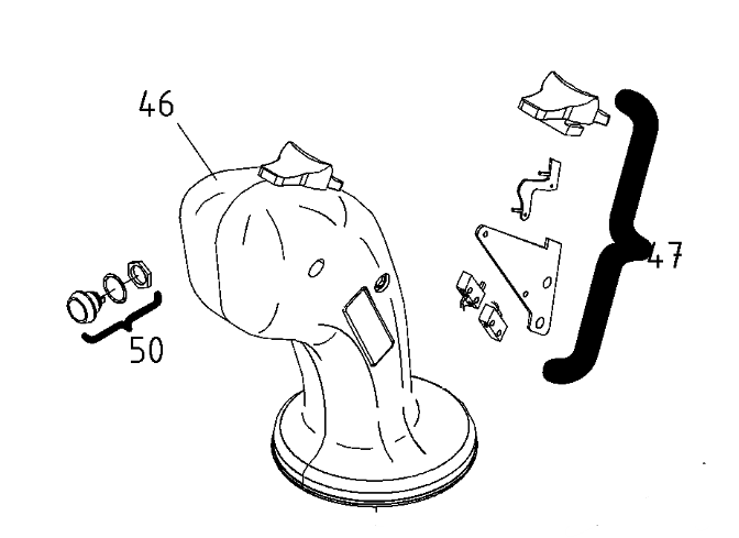 Schiebeschalter für Joystick/Multihebel passend für Weidemann/Wacker/Schäffer