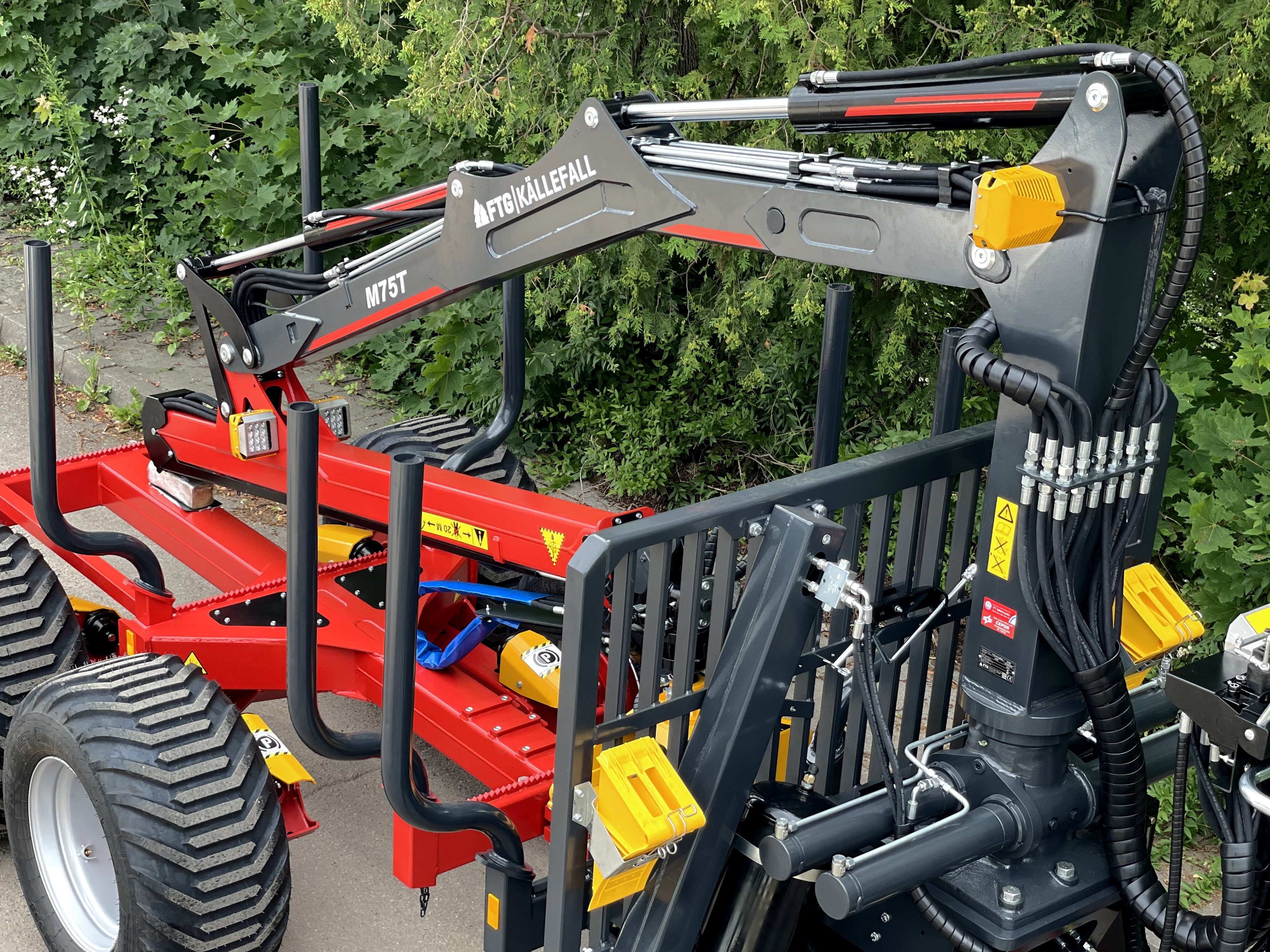 LED-Arbeitslicht 4x Anbau am Kranausleger