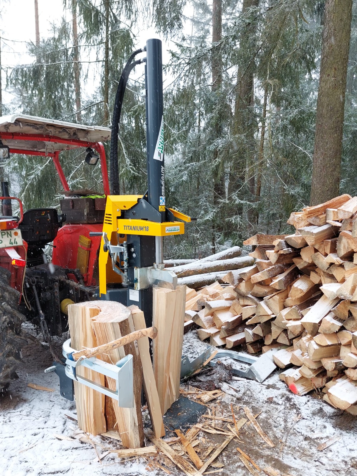 Uniforest Holzspalter Titanium 18 CD