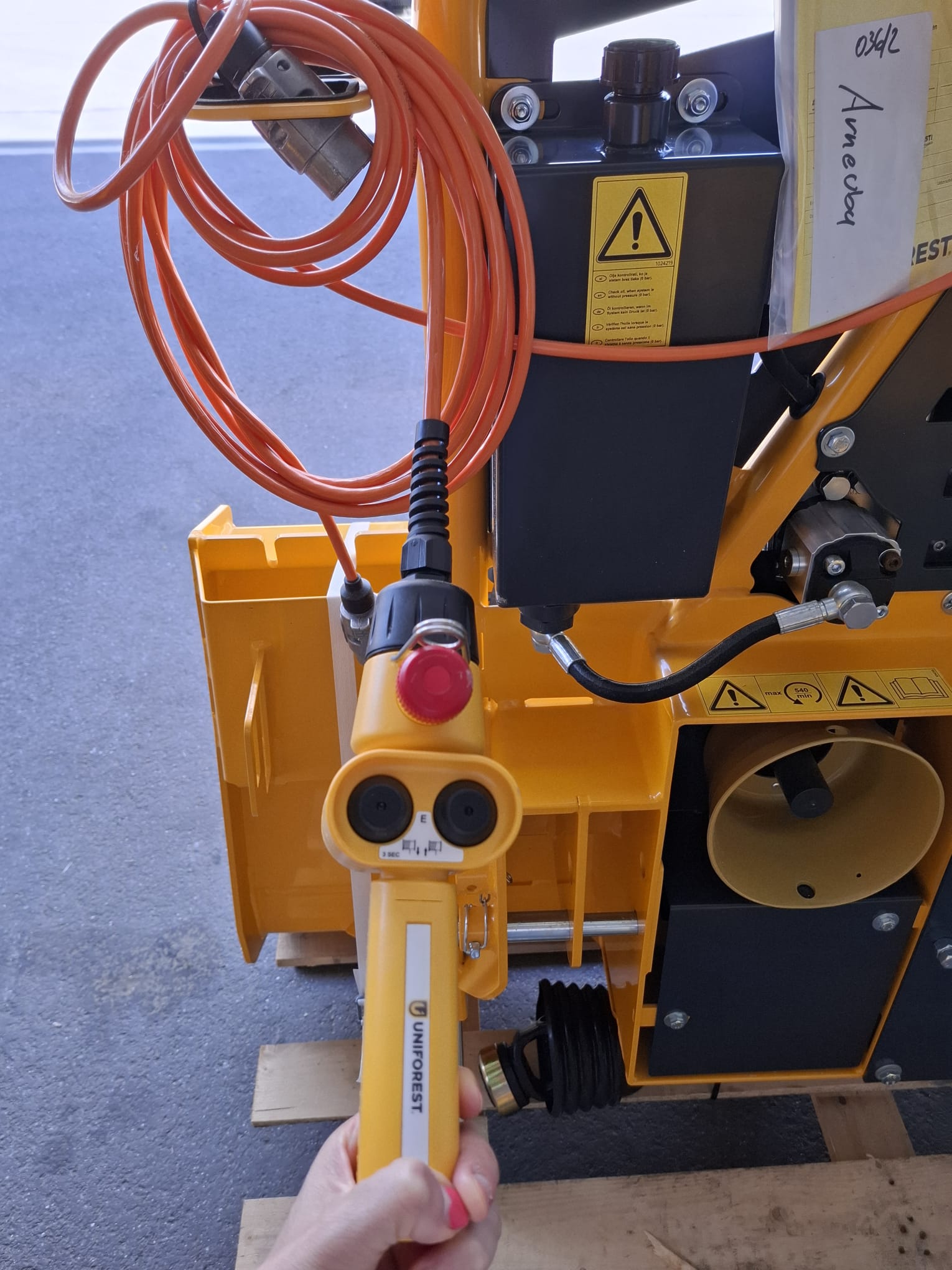 Uniforest Seilwinde 50EH 1,6m Schildbreite